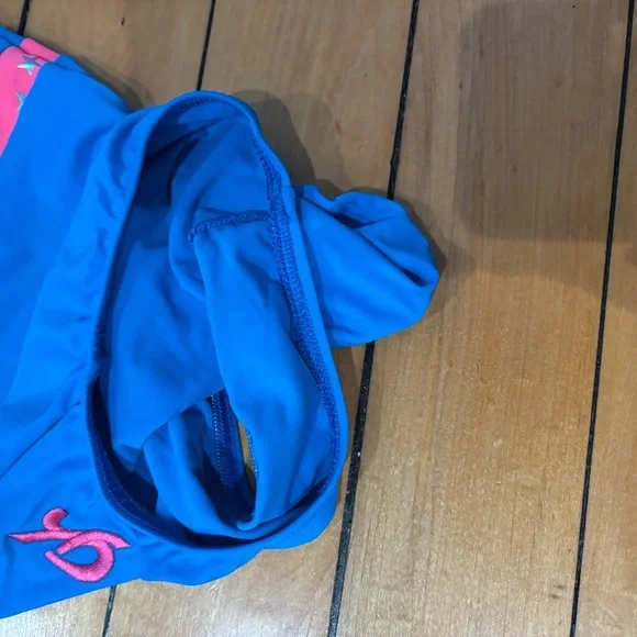 GK Kids Leotard - Pink and Blue - Picture 6 of 6